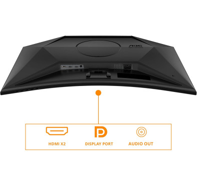 Ecran AOC 32" CQ32G4VE Gaming 2560x1440 180Hz 0.5ms CURVED