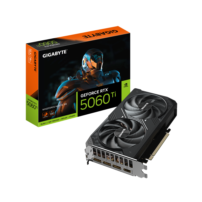 Carte Graphique Gigabyte RTX 5060 Ti WINDFORCE MAX OC 8G