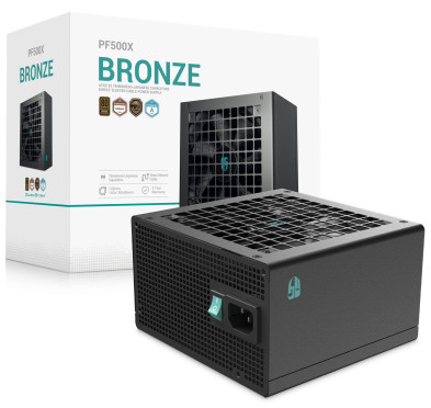 Alimentation DeepCool PF500X 500 Watts 80Plus Bronze Gamer Storm