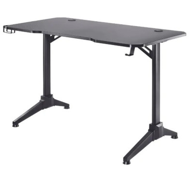 Bureau Gaming GAMIUM 120x60cm avec support casque et gobelet