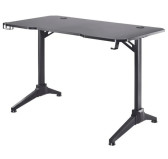 Bureau Gaming GAMIUM 120x60cm avec support casque et gobelet