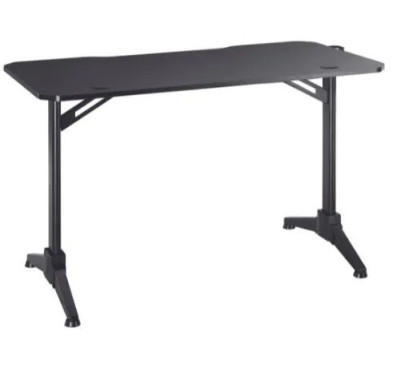 Bureau Gaming GAMIUM 120x60cm avec support casque et gobelet