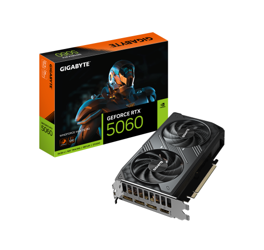 Carte Graphique Gigabyte RTX 5060 WINDFORCE MAX OC 8G