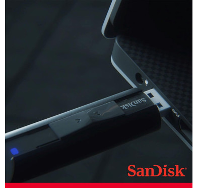 Clé USB 3.2 128Go Sandisk Extreme Pro Black