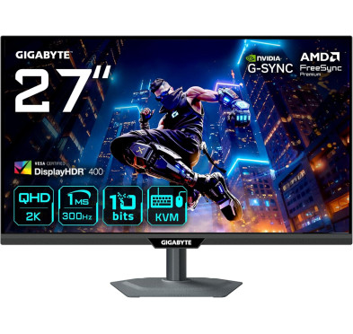 Ecran Gigabyte 27" M27Q3 Gaming 2560x1440 300Hz 1ms