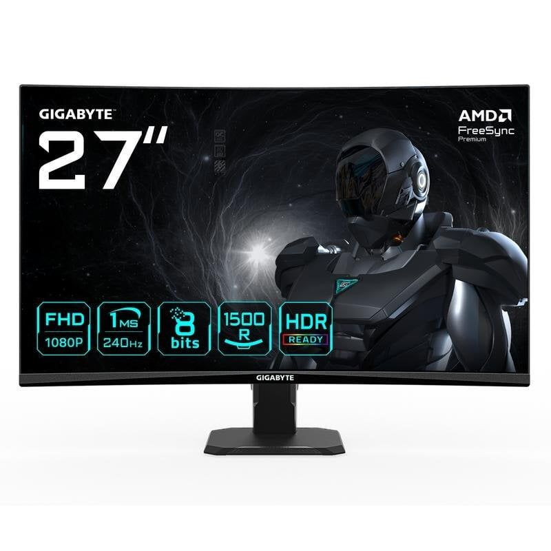 Ecran Gigabyte 27" GS27FC2 Gaming 1920x1080 240Hz 1ms CURVED Ecran Gigabyte 27" GS27FC2 Gaming 1920x1080 240Hz 1ms CURVED