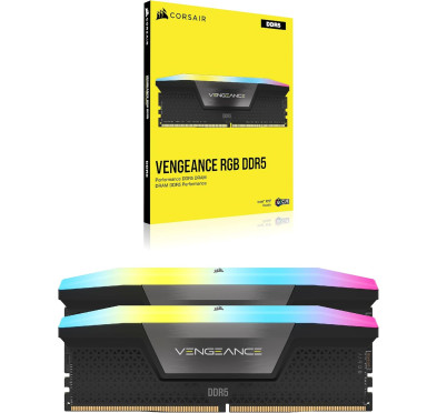 DDR5 Corsair Vengeance RGB Kit 32Go 2x16Go 6000Mhz CL38 EXPO XMP