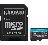 Mémoire Micro SDXC 128Go Kingston Canvas Go Plus A2/V30/UHS-I U3