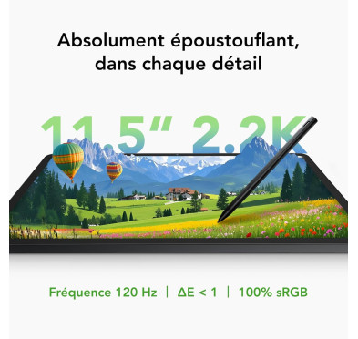 Tablette TCL NXTPAPER 11" Plus 8Go 256Go Android Gris