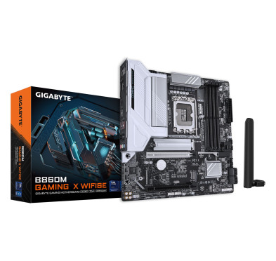 Carte Mère Gigabyte B860M GAMING X WIFI6E mATX 1851 DDR5 USB4 2.5GbE