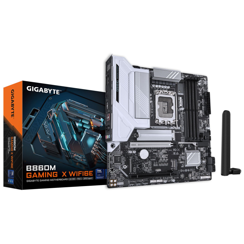 Carte Mère Gigabyte B860M GAMING X WIFI6E mATX 1851 DDR5 USB4 2.5GbE