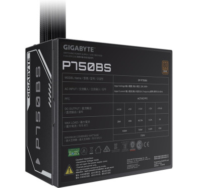 Alimentation Gigabyte GP-P750BS 750 Watts 80Plus Bronze ATX