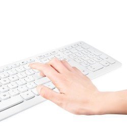 Pack Clavier Souris Perixx PERIDUO-703 Blanc Wireless Perixx - 2