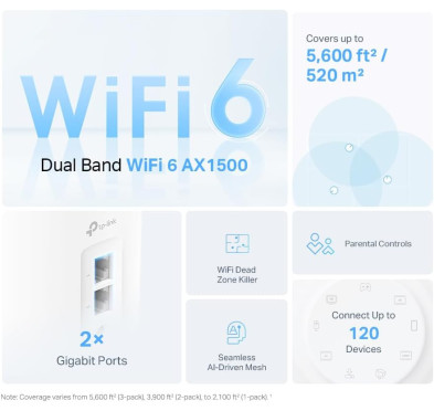 Système Wifi TP-Link DECO X10 Pack routeur + 2 x satellites
