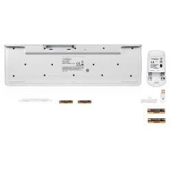 Pack Clavier Souris Perixx PERIDUO-703 Blanc Wireless Perixx - 3