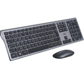 Clavier Souris WE sans fil & Bluetooth Noir