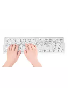 Pack Clavier Souris Perixx PERIDUO-703 Blanc Wireless Perixx - 5