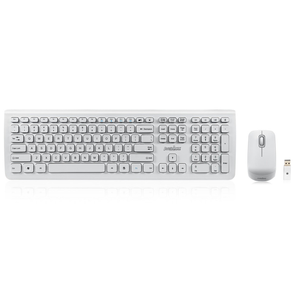 Pack Clavier Souris Perixx PERIDUO-703 Blanc Wireless Pack Clavier Souris Perixx PERIDUO-703 Blanc Wireless