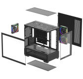 Boitier DeepCool CG380 3F ARGB Noir