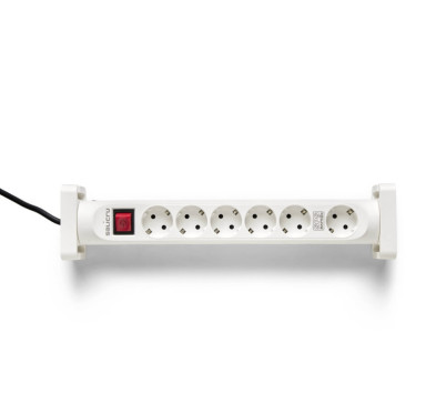 Bloc Multiprises 6 entrées avec interrupteur Salicru