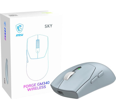 Souris MSI FORGE GM340 Wireless SKY Gaming RGB