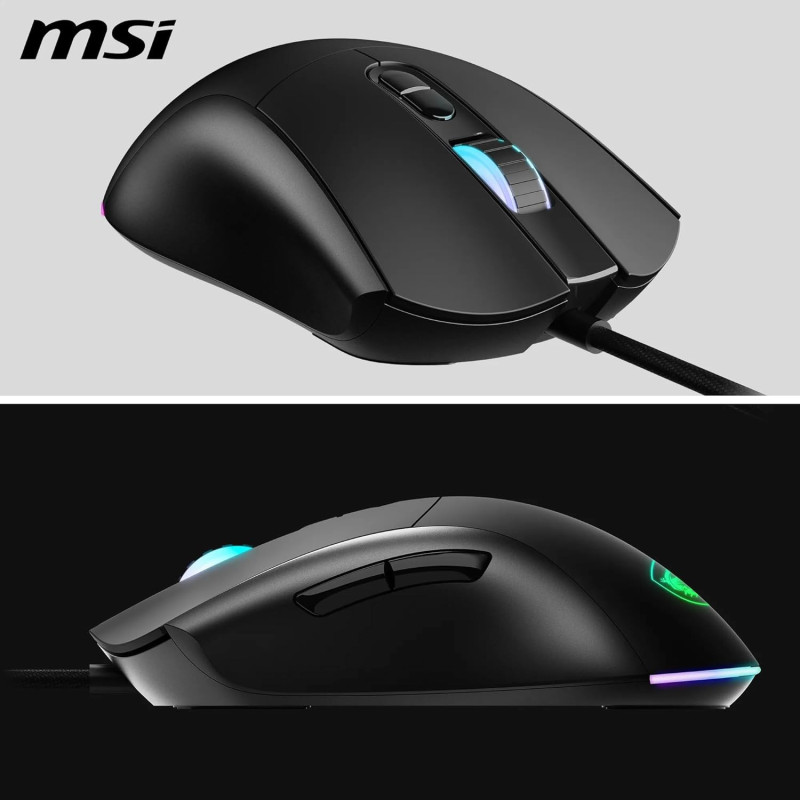 Souris MSI FORGE GM320 Noir Gaming RGB
