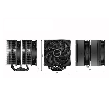 Ventilateur Be Quiet Pure Rock Pro 3 Black 250W