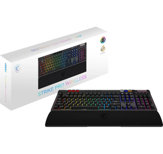 Clavier MSI Strike Pro Wireless (Kailh Midnight Pro Silent Tactile)