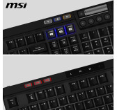 Clavier MSI Strike Pro Wireless (Kailh Midnight Pro Silent Tactile)