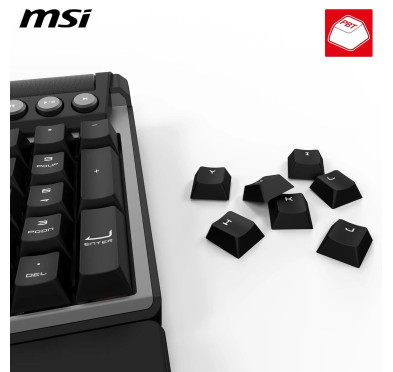 Clavier MSI Strike Pro Wireless (Kailh Midnight Pro Silent Tactile)