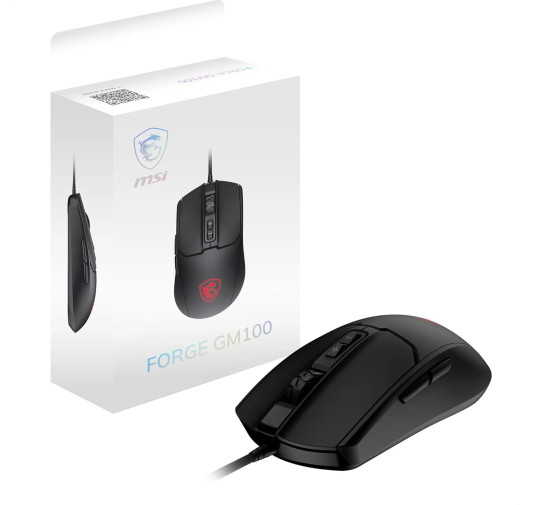 Souris MSI FORGE GM100 Noir Gaming RGB