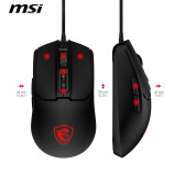 Souris MSI FORGE GM100 Noir Gaming RGB