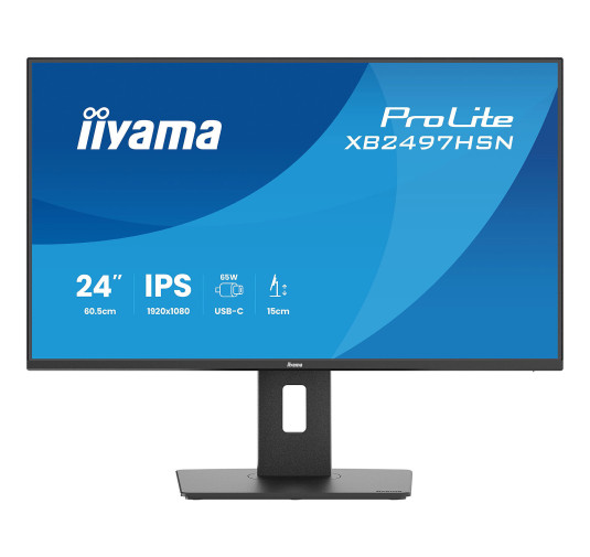Ecran iiyama 24" XB2497HSN-B1 1920x1080 100Hz 1ms Dock USB-C 65Watts