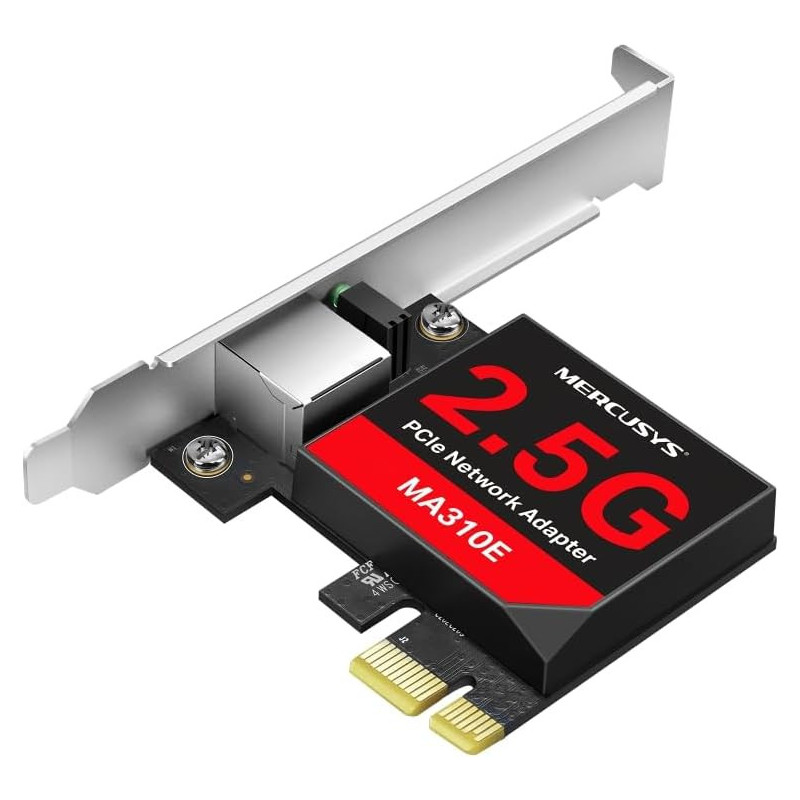 Carte Réseaux Mercusys MA310E PCI-Express RJ45 1/2.5Gigabit