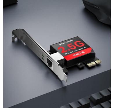 Carte Réseaux Mercusys MA310E PCI-Express RJ45 1/2.5Gigabit