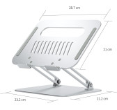 Support PC Portable Aisens de 10" à 17" pliable et réglable
