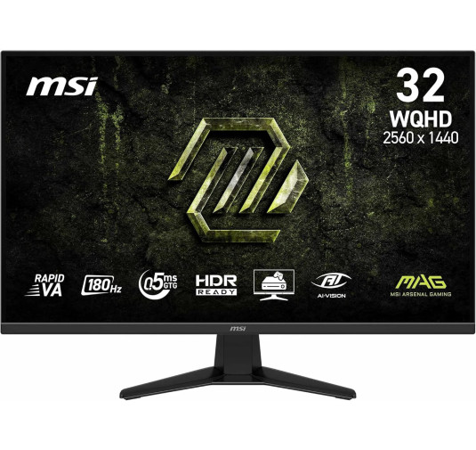 Ecran MSI 32" MAG 325QF E18V Gaming 2560x1440 180Hz 0.5ms
