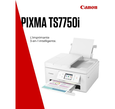 Imprimante Multifonction Canon Pixma TS7550i Wifi Blanc