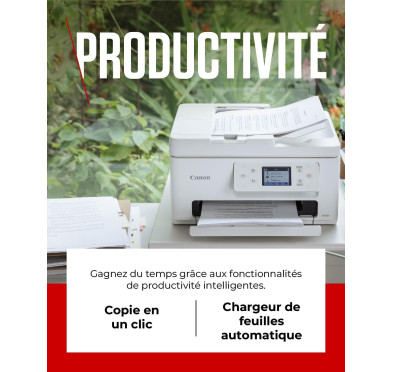 Imprimante Multifonction Canon Pixma TS7550i Wifi Blanc