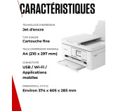 Imprimante Multifonction Canon Pixma TS7550i Wifi Blanc