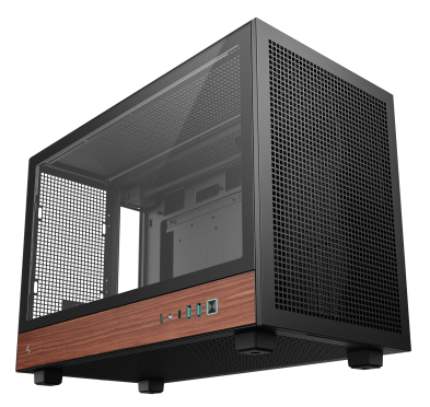 Boitier DeepCool CH260 WOOD Bois mATX Noir
