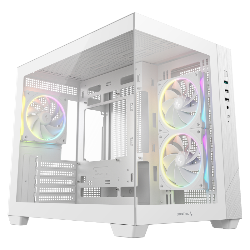 Boitier DeepCool CG330 3F WH ARGB Blanc Boitier DeepCool CG330 3F WH ARGB Blanc