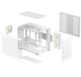 Boitier DeepCool CG330 3F WH ARGB Blanc Boitier DeepCool CG330 3F WH ARGB Blanc