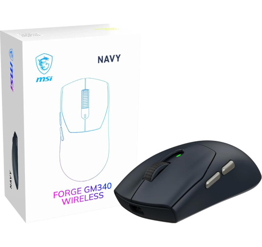 Souris MSI FORGE GM340 Wireless NAVY Gaming RGB