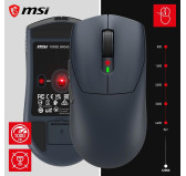 Souris MSI FORGE GM340 Wireless NAVY Gaming RGB