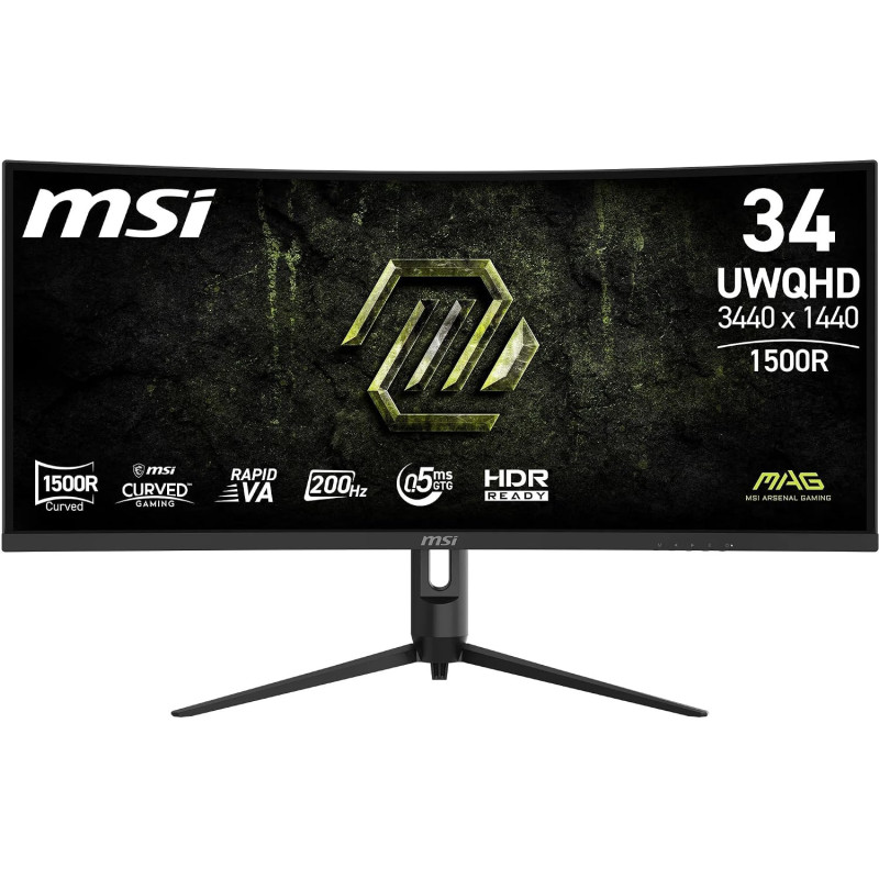Ecran MSI 32" MAG 342CQRF E20 Gaming 3440x1440 200Hz 0.5ms CURVED