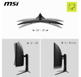 Ecran MSI 32" MAG 342CQRF E20 Gaming 3440x1440 200Hz 0.5ms CURVED