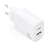 Chargeur Aisens USB-C USB-A PD/QC4.0 GaN 30W