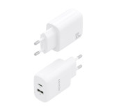 Chargeur Aisens USB-C USB-A PD/QC4.0 GaN 30W