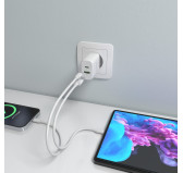 Chargeur Aisens USB-C USB-A PD/QC4.0 GaN 30W